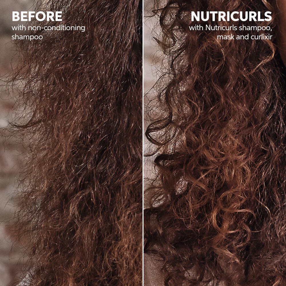 Wella Professionals Nutricurls Milky Waves Voor en Na