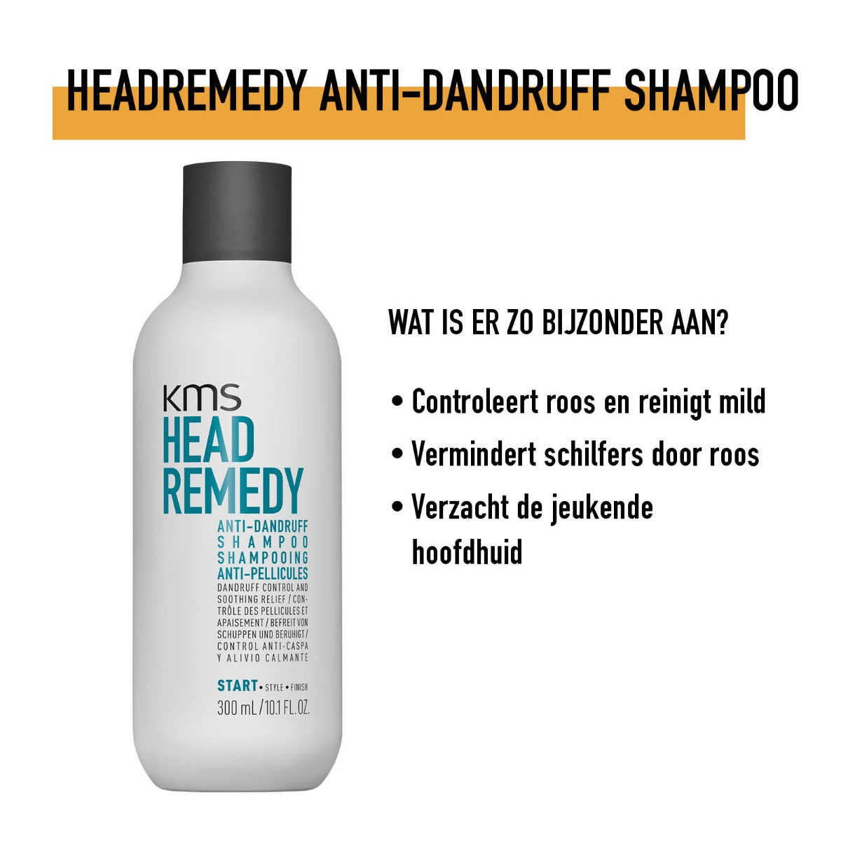 KMS HEADREMEDY ANTI-DANDRUFF SHAMPOO 300ML