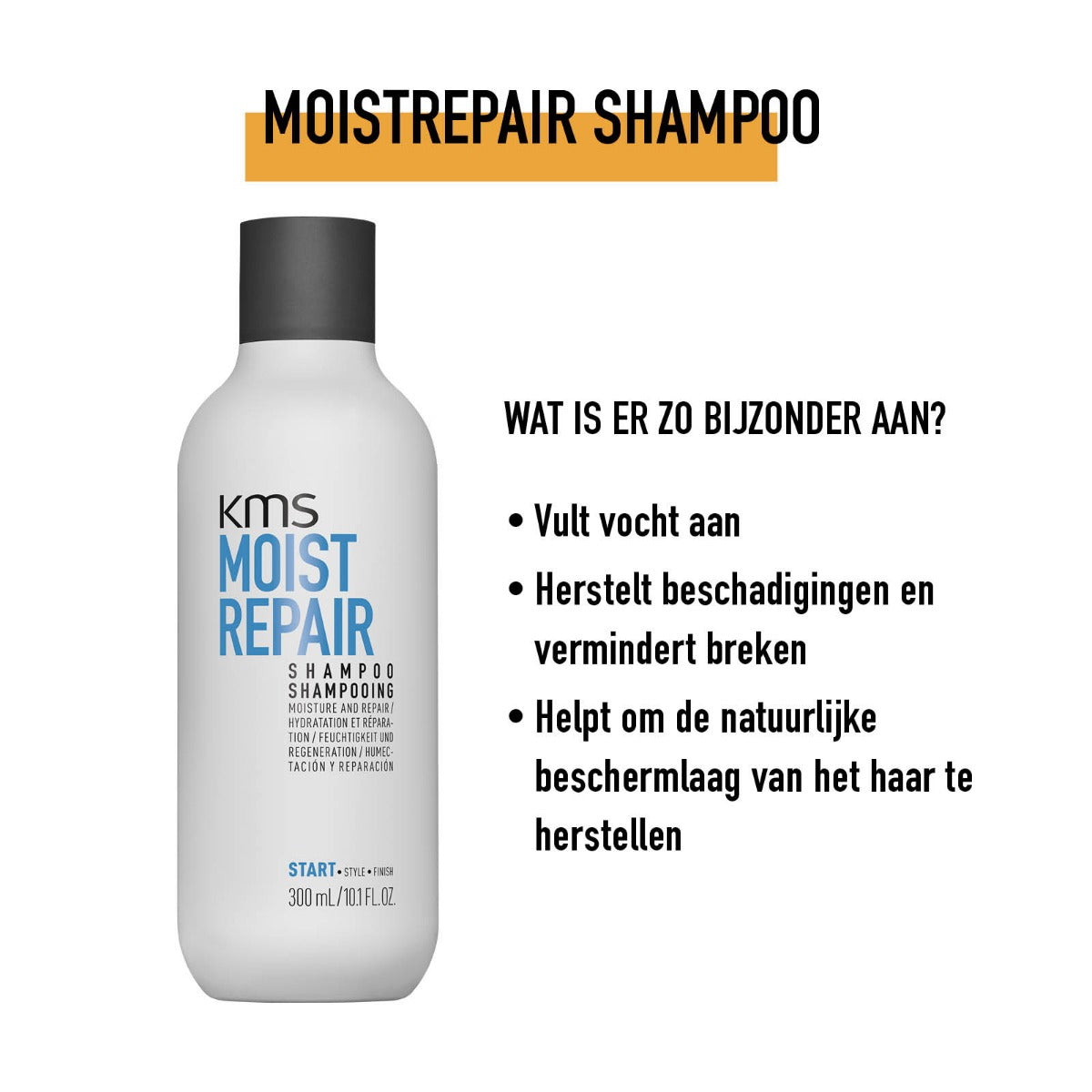 KMS MOISTREPAIR SHAMPOO 300ML