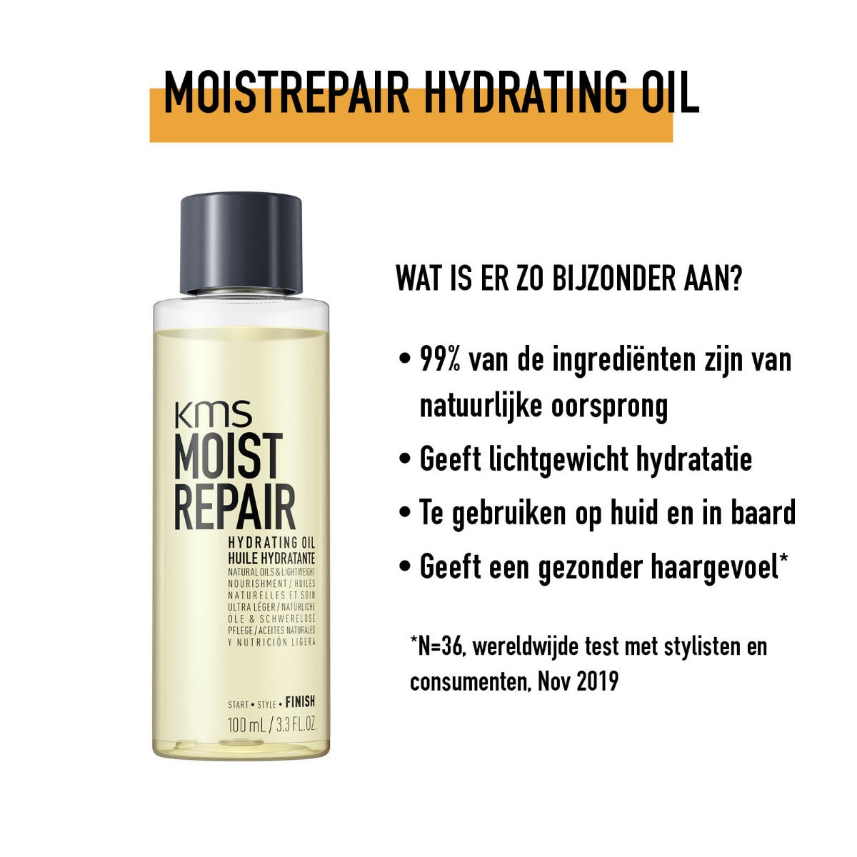 KMS MOISTREPAIR HYDRATING OIL 100ML