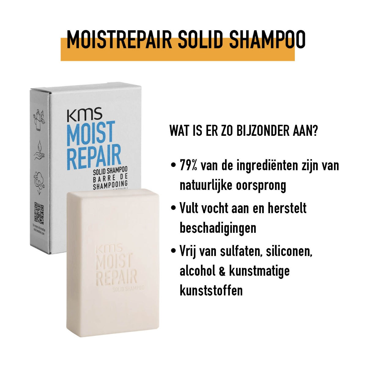 KMS MOISTREPAIR SOLID SHAMPOO 75g