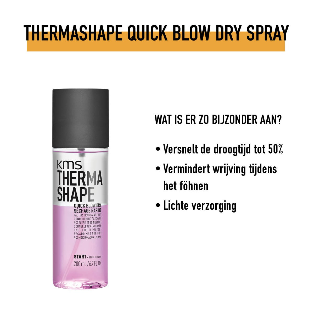 KMS THERMASHAPE QUICK BLOW DRY 200ML