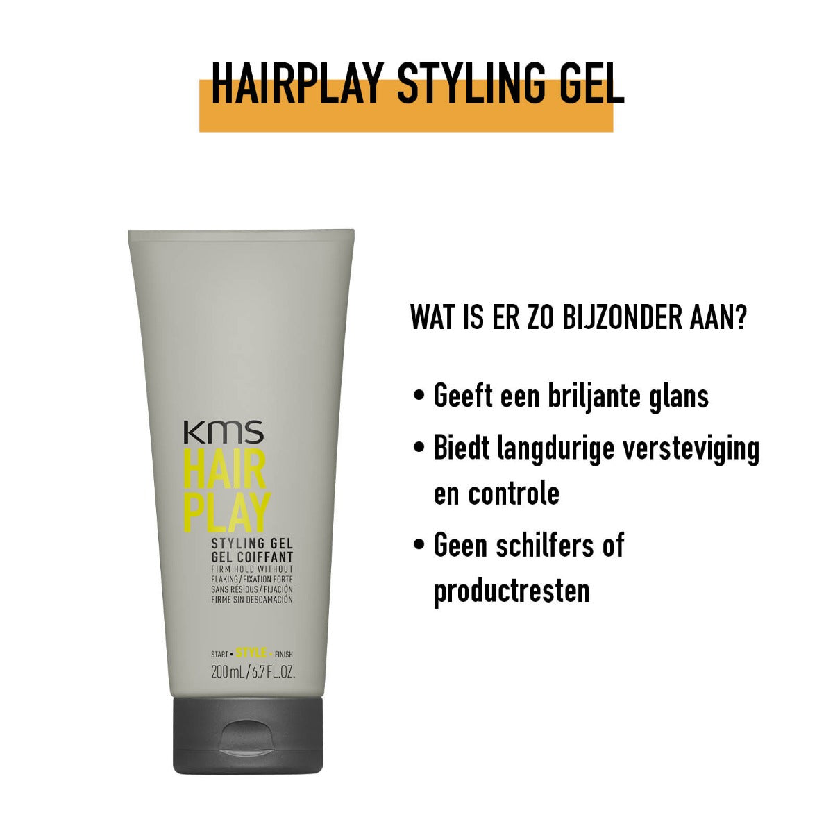 KMS HAIRPLAY STYLING GEL 200ML