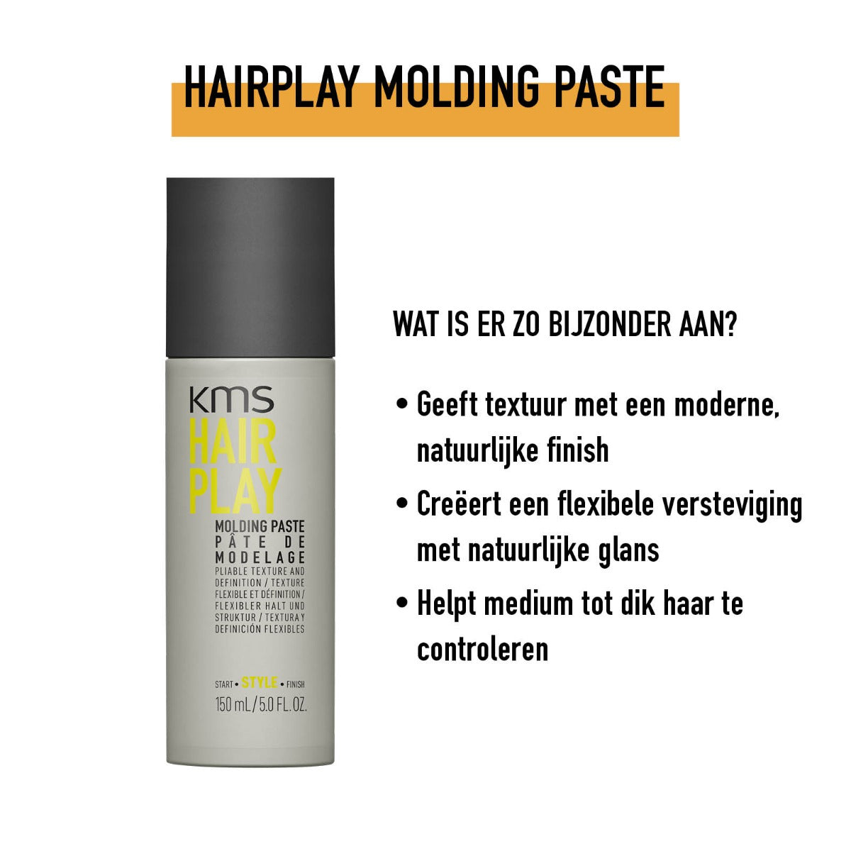 KMS HAIRPLAY MOLDING PASTE 2% 100ML