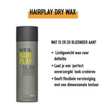 KMS HAIRPLAY DRY WAX VOC 55% 150ML