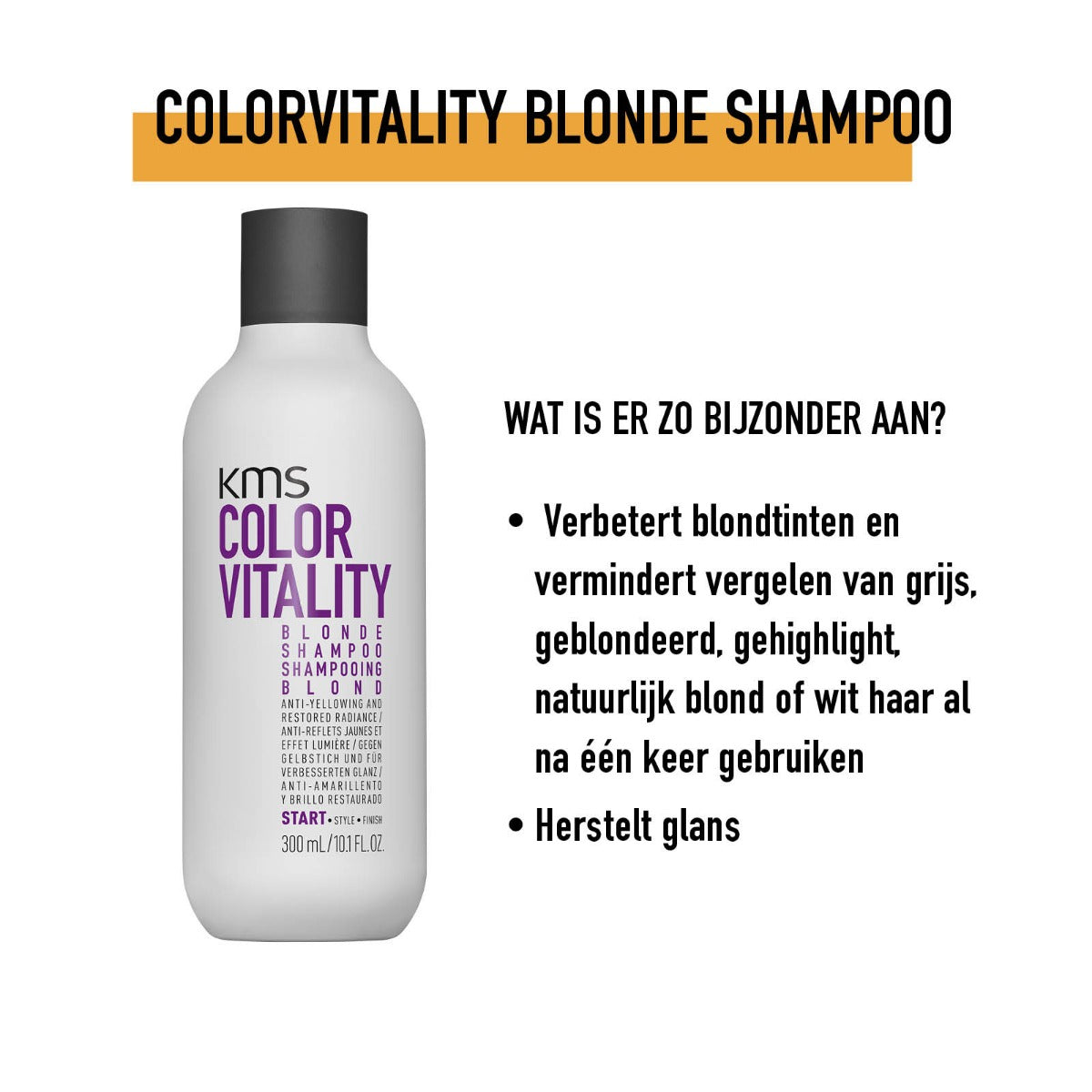 KMS COLORVITALITY BLONDE SHAMPOO