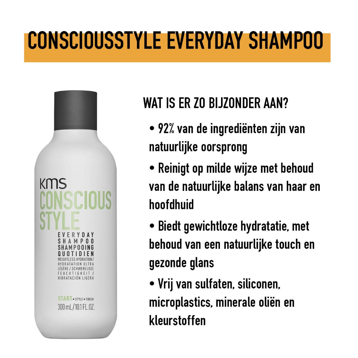 KMS CONSCIOUS STYLE EVERYDAY SHAMPOO