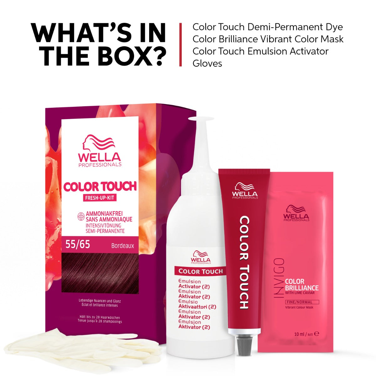 Wella Professionals Color Touch Fresh-Up Kit Inhoud