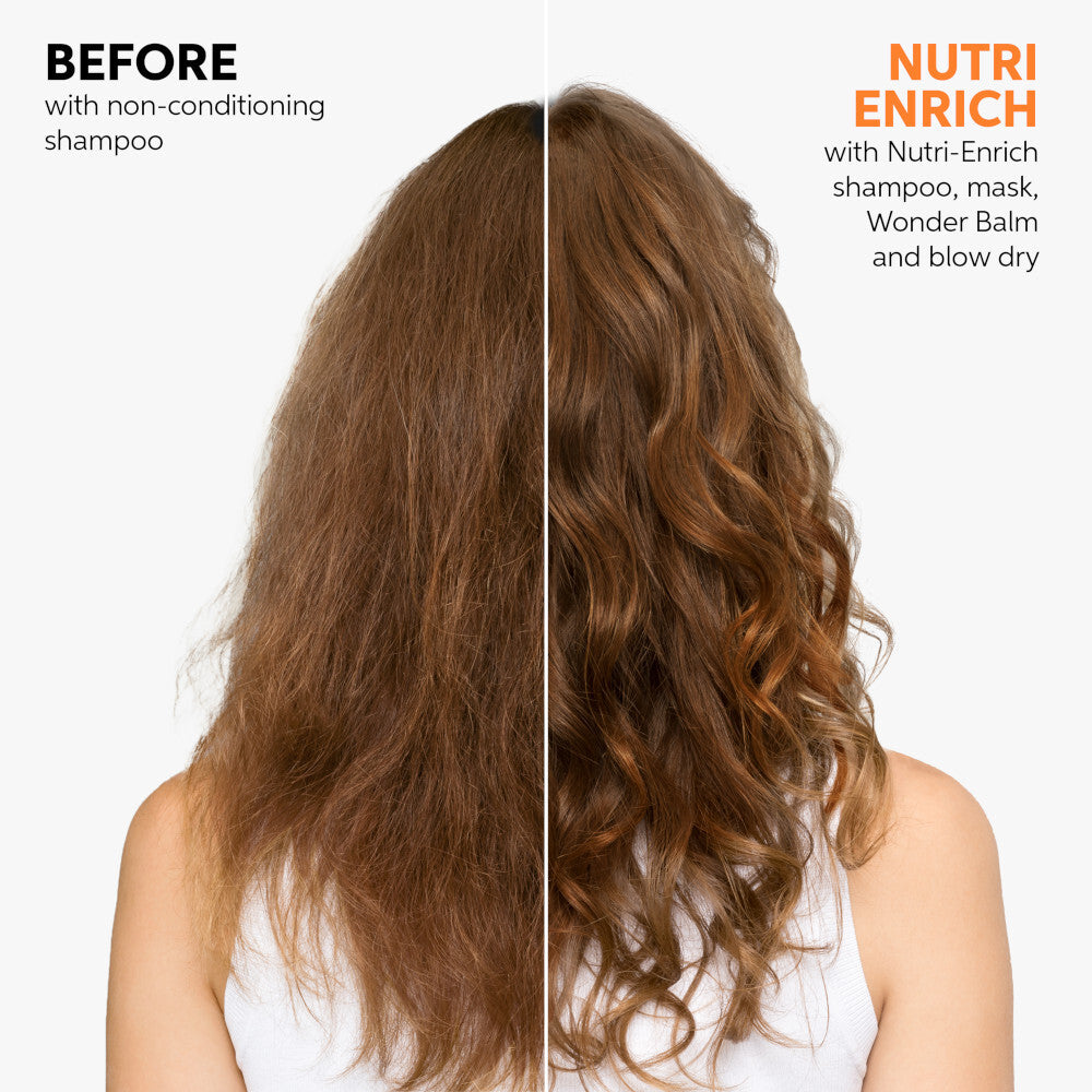 Wella Professionals Nutri Enrich Frizz Control Cream Voor en Na