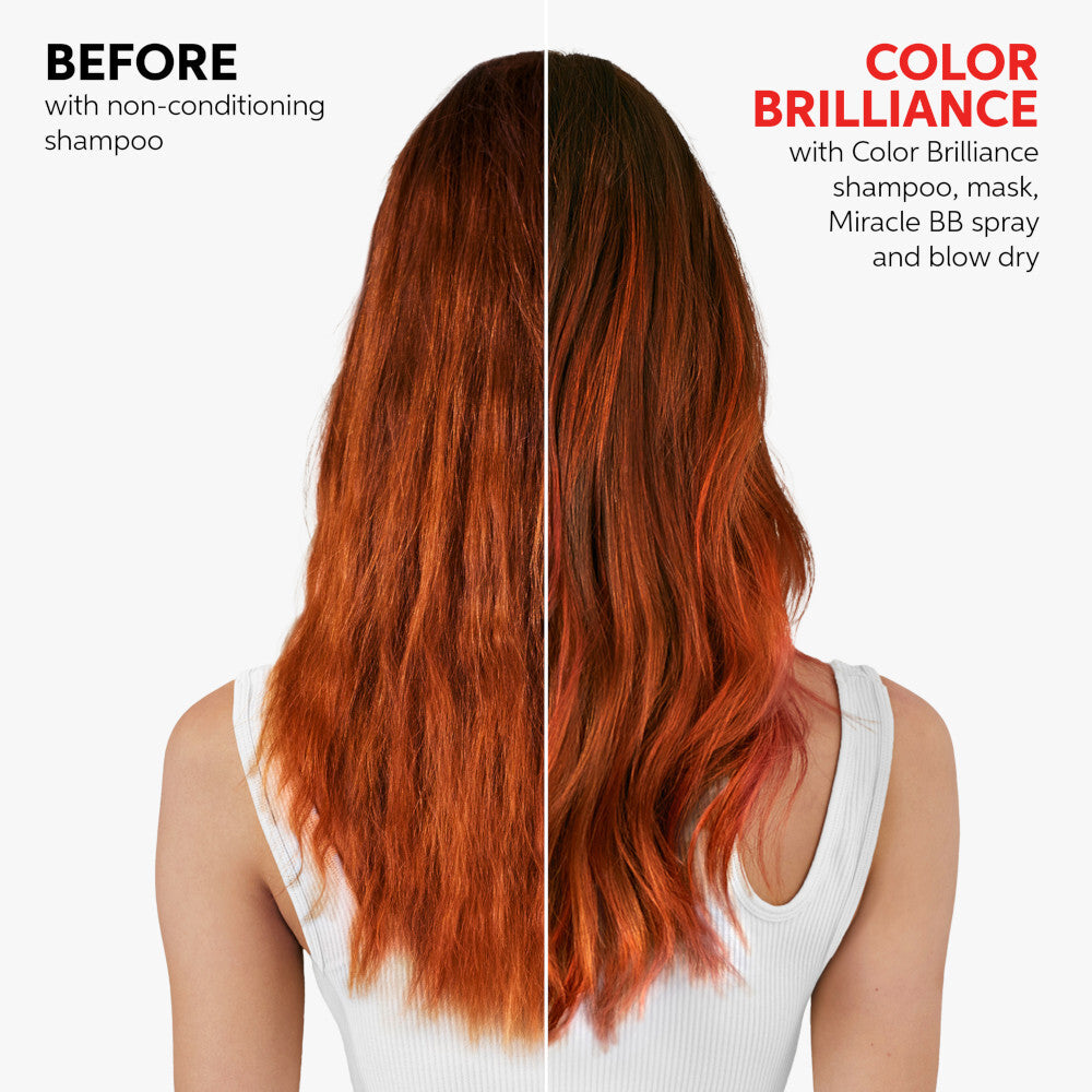 Wella Professionals Color Brilliance Shampoo Fine to Medium Voor en Na