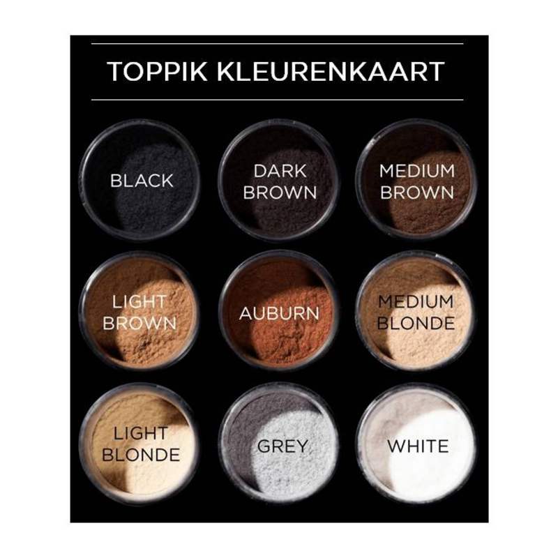 Toppik Hairbuilding Fibers Black Kleurpoeder