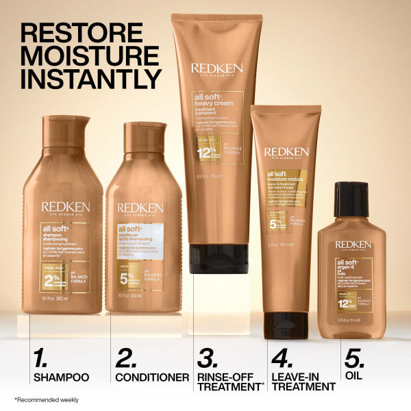 Redken All Soft Argan Oil Haarolie voor Droog Haar 111ml