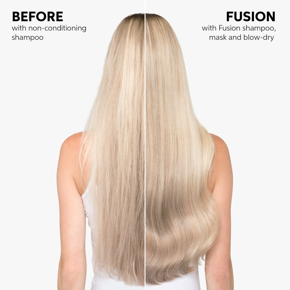 Wella Fusion Intens Repair Shampoo Voor en Na