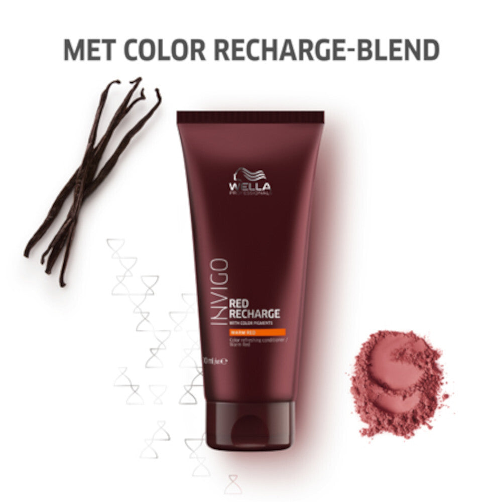 Wella Professionals Red Recharge Warm Red Conditioner Color Recharge-Blend