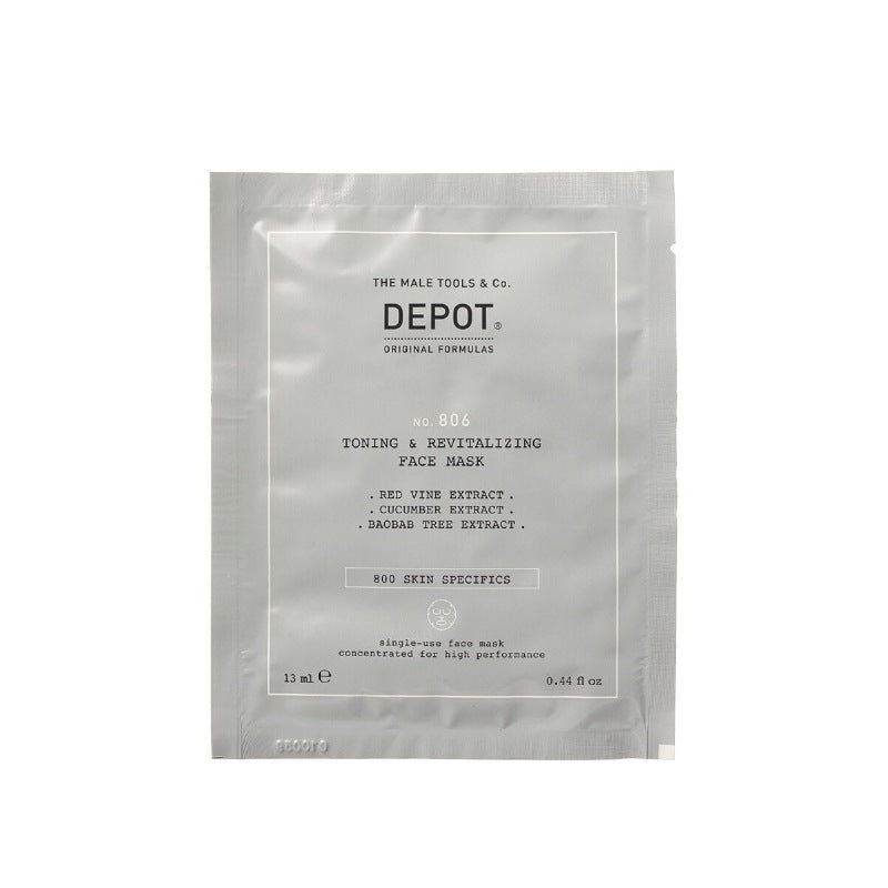 DEPOT 806 TONING & REVITALIZING FACE MASK 12pz