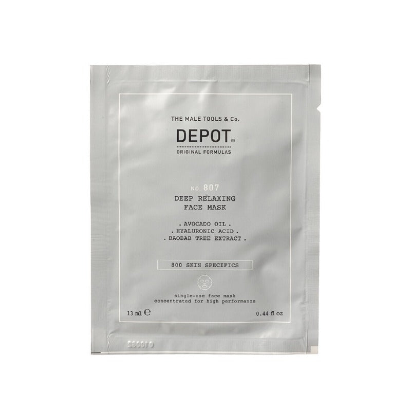 DEPOT 807 DEEP RELAXING FACE MASK 12pz