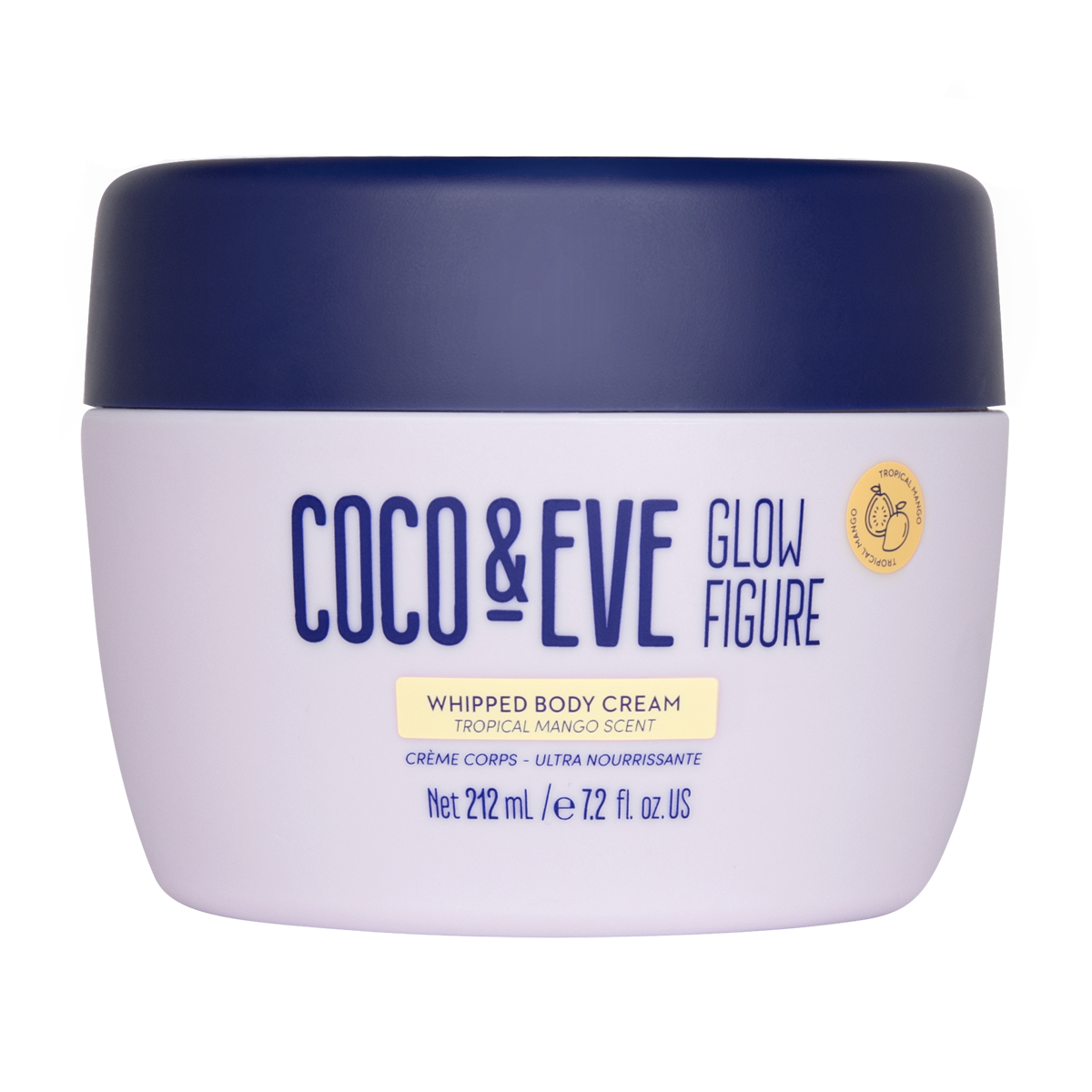 Coco & Eve Glow Figure Whipped Body Cream: Tropical Mango Scent