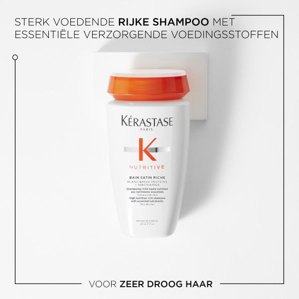 Kérastase Nutritive Bain Satin Riche Shampoo voor zeer droog haar - 250 ml