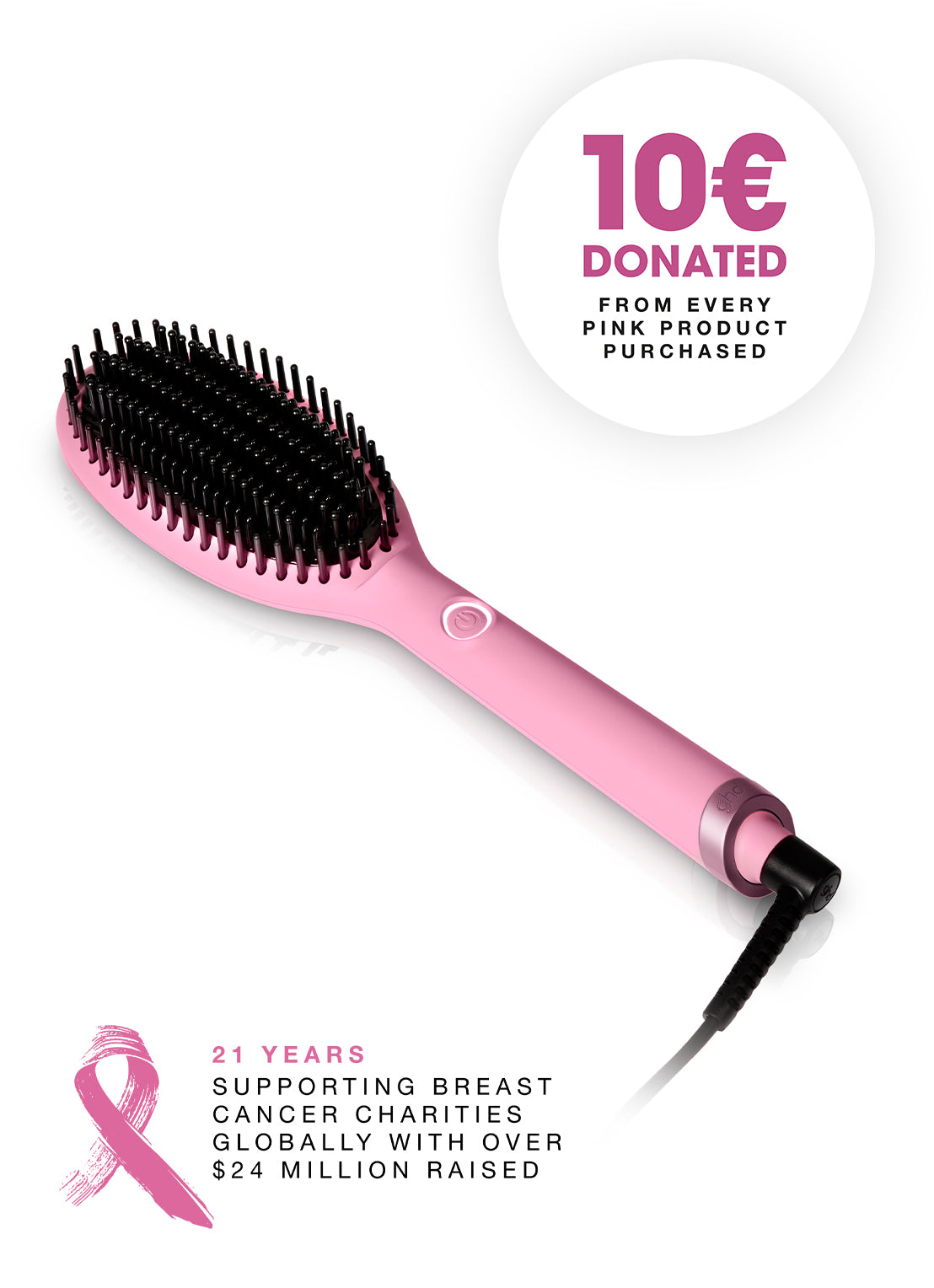 GHD Hot brush glide - ghd Pink Collection