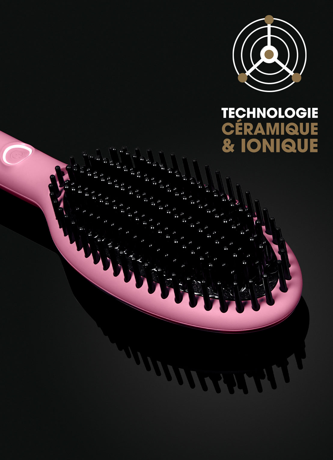 GHD Hot brush glide - ghd Pink Collection