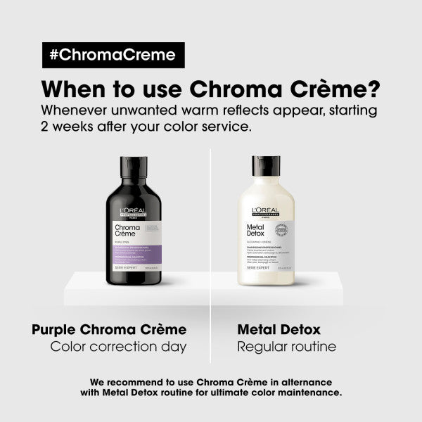 L’Oréal Professionnel Serie Expert Chroma Crème Purple Corrigerende Zilvershampoo