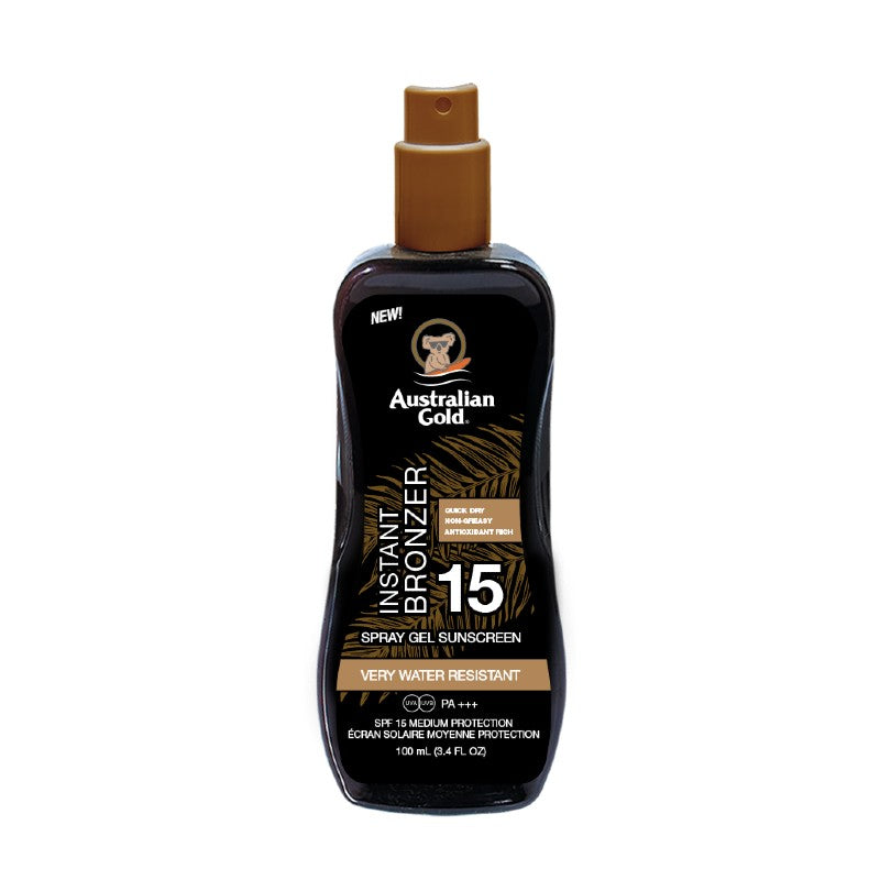 Australian Gold SPF15 Spray Gel + Bronzer