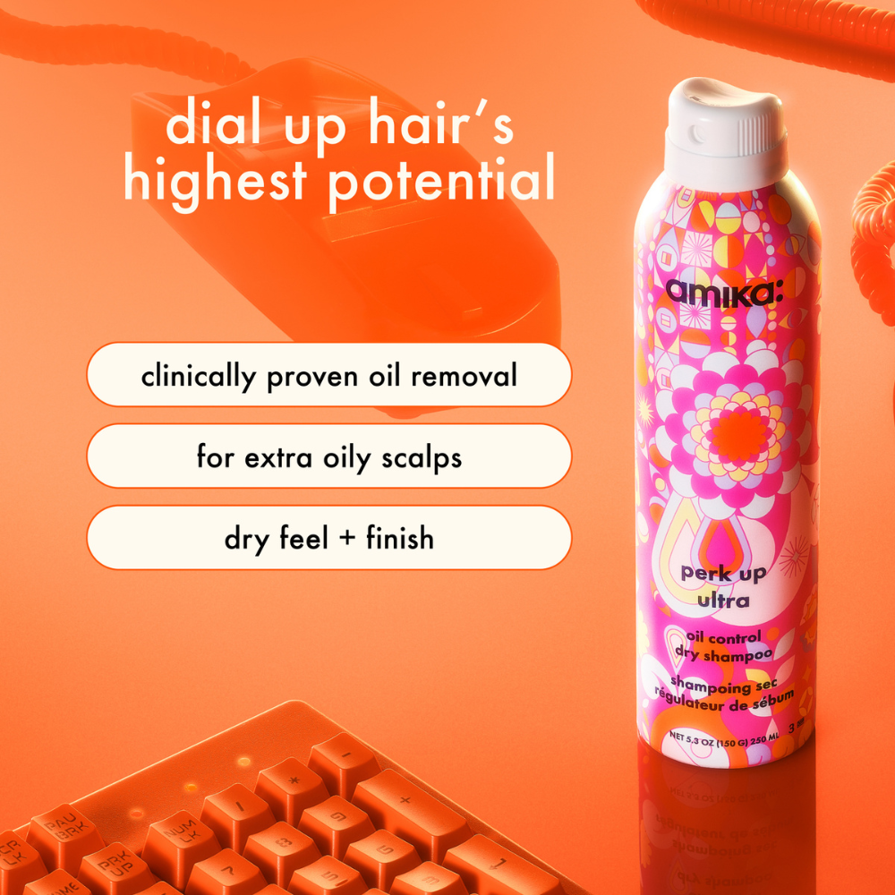 amika perk up ultra oil control dry shampoo 84ml