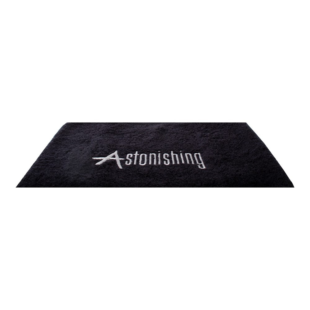 Astonishing Black Towel with Logo