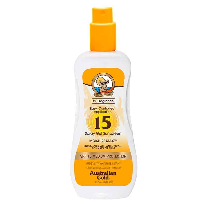 AUSTRALIAN GOLD SPF15 ZONNEBRAND SPRAY GEL