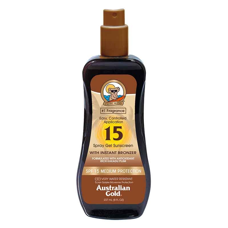 Australian Gold SPF15 Spray Gel + Bronzer