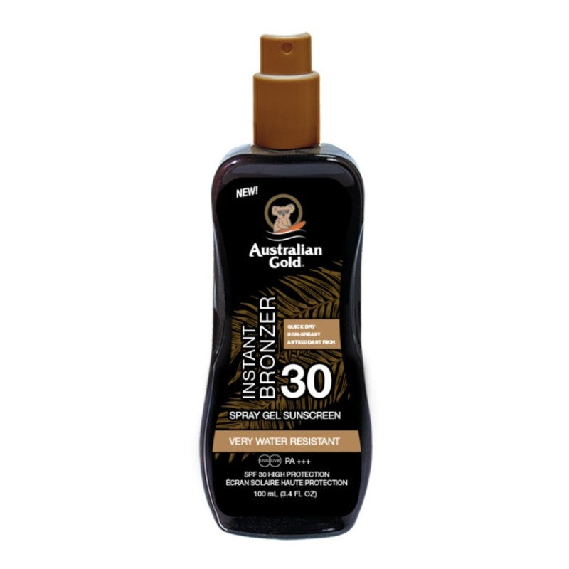 Australian Gold SPF30 Spray Gel + Bronzer