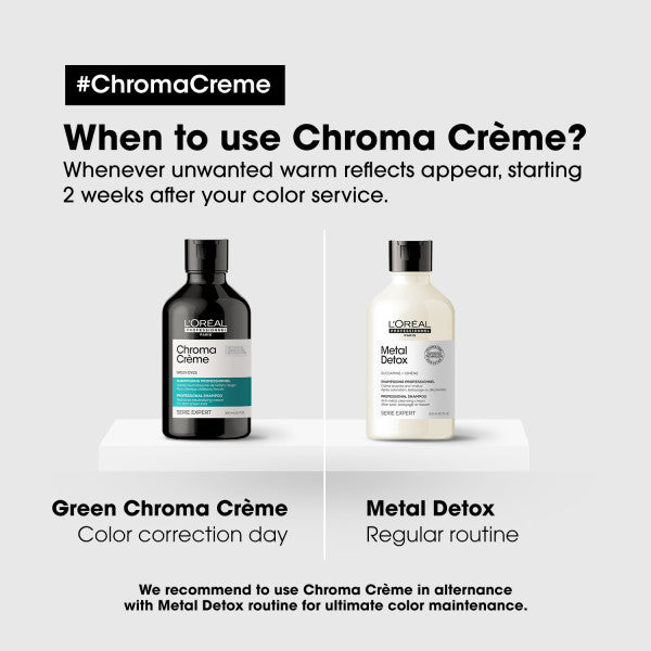 L’Oréal Professionnel Serie Expert Chroma Crème Matte Shampoo voor Donkerbruin & Zwart haar