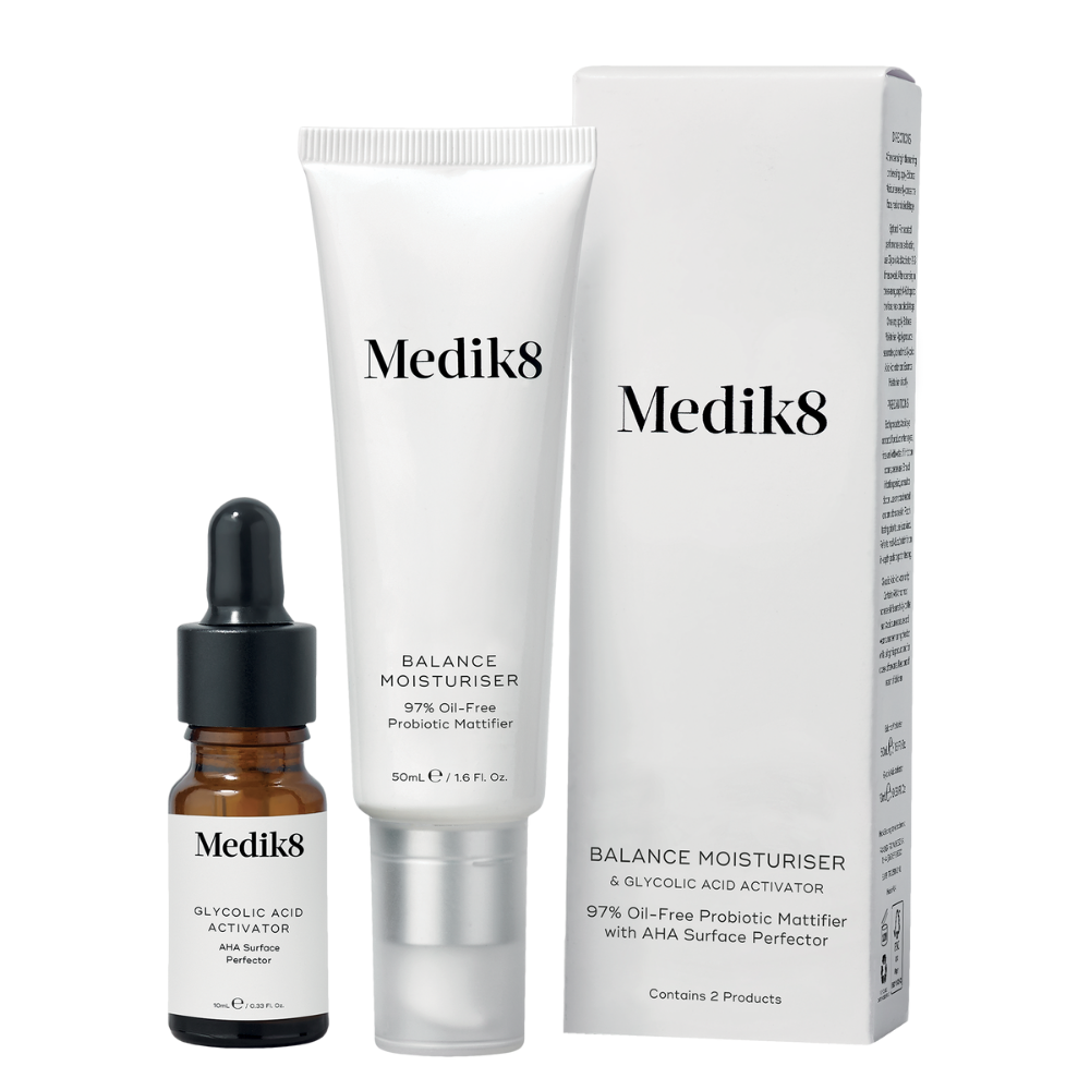 Medik8 Balance Moisturiser & Glycolic Acid Activator 50ml