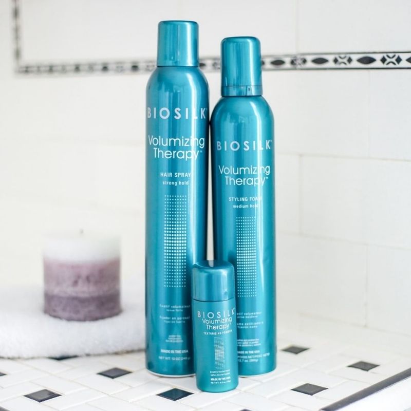 Biosilk Volumizing Therapy Styling Foam 2