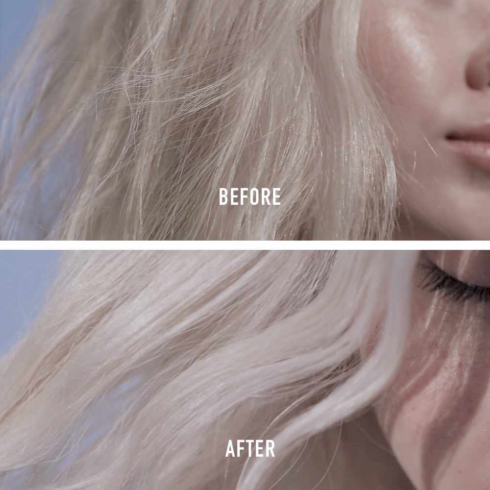 Kérastase Blond Absolu Masque Ultra-Violet Haarmasker Before & After