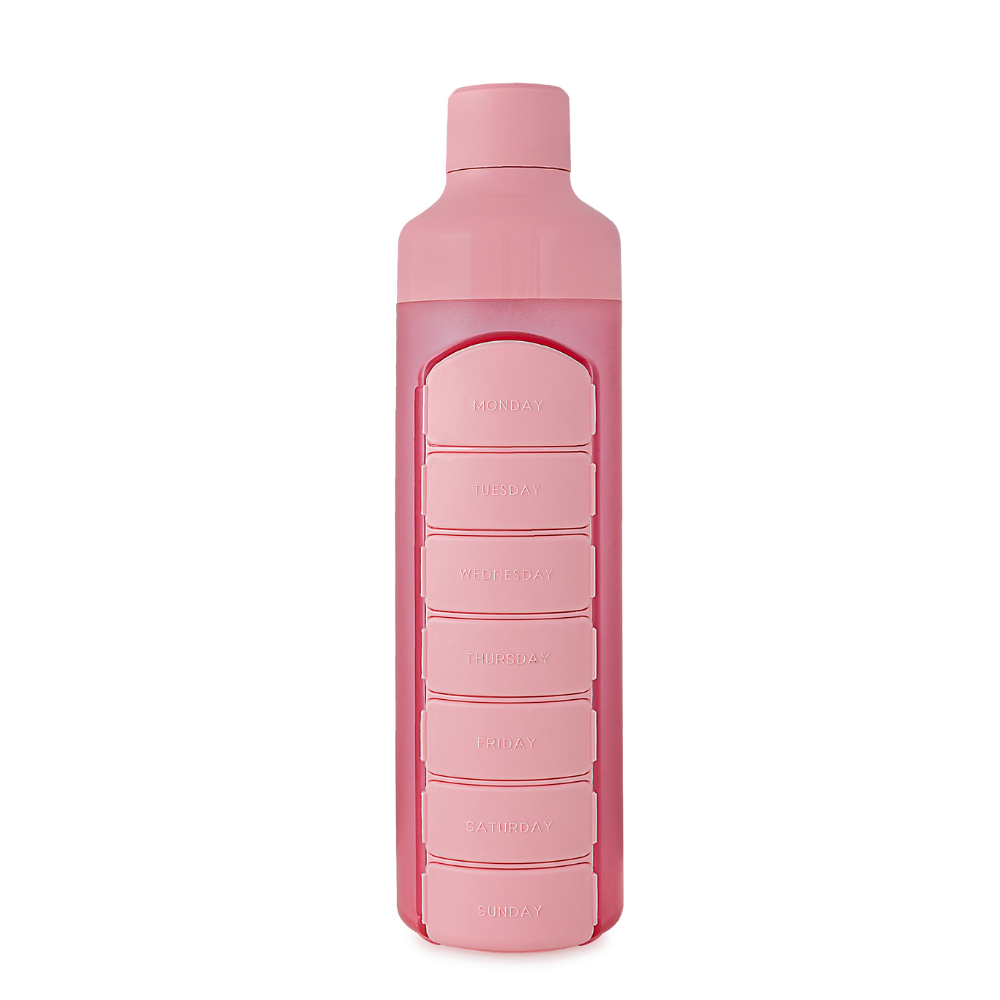 YOS Bottle Weekly Pink