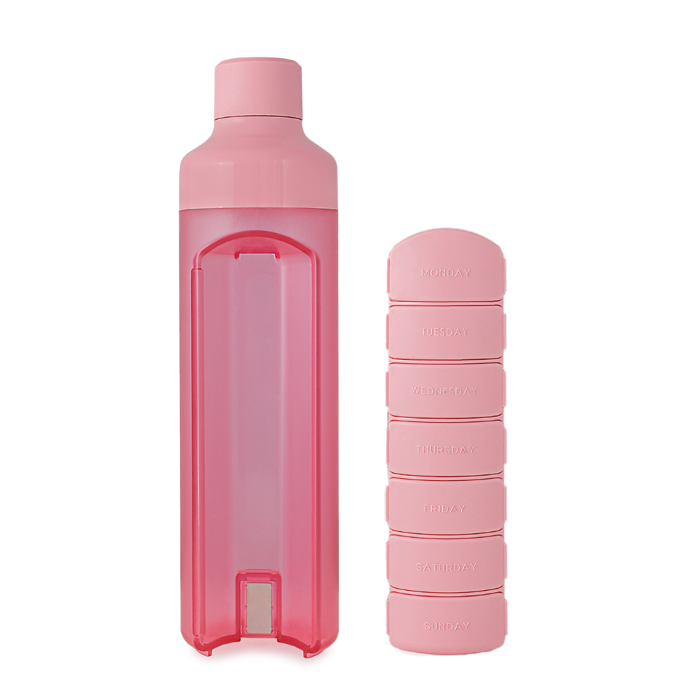 YOS Bottle Weekly Pink