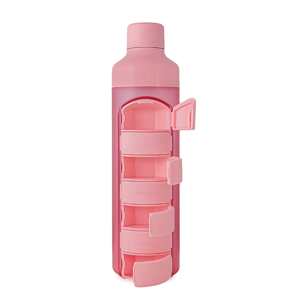 YOS Bottle Weekly Pink