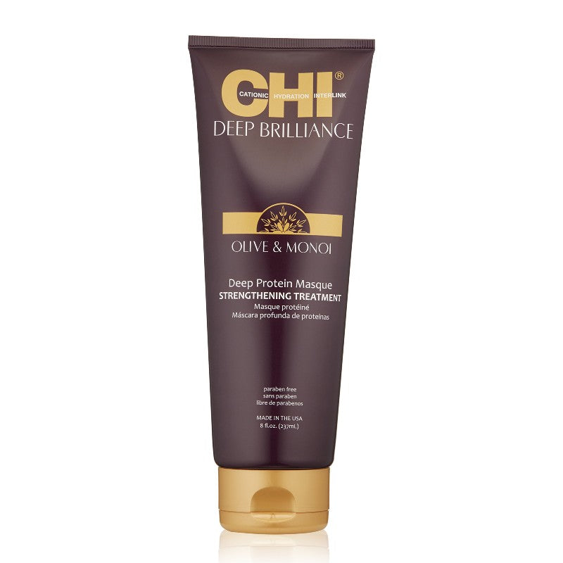 CHI Deep Briliance Olive & Monoi Deep Protein Masque Strengtening Treatment