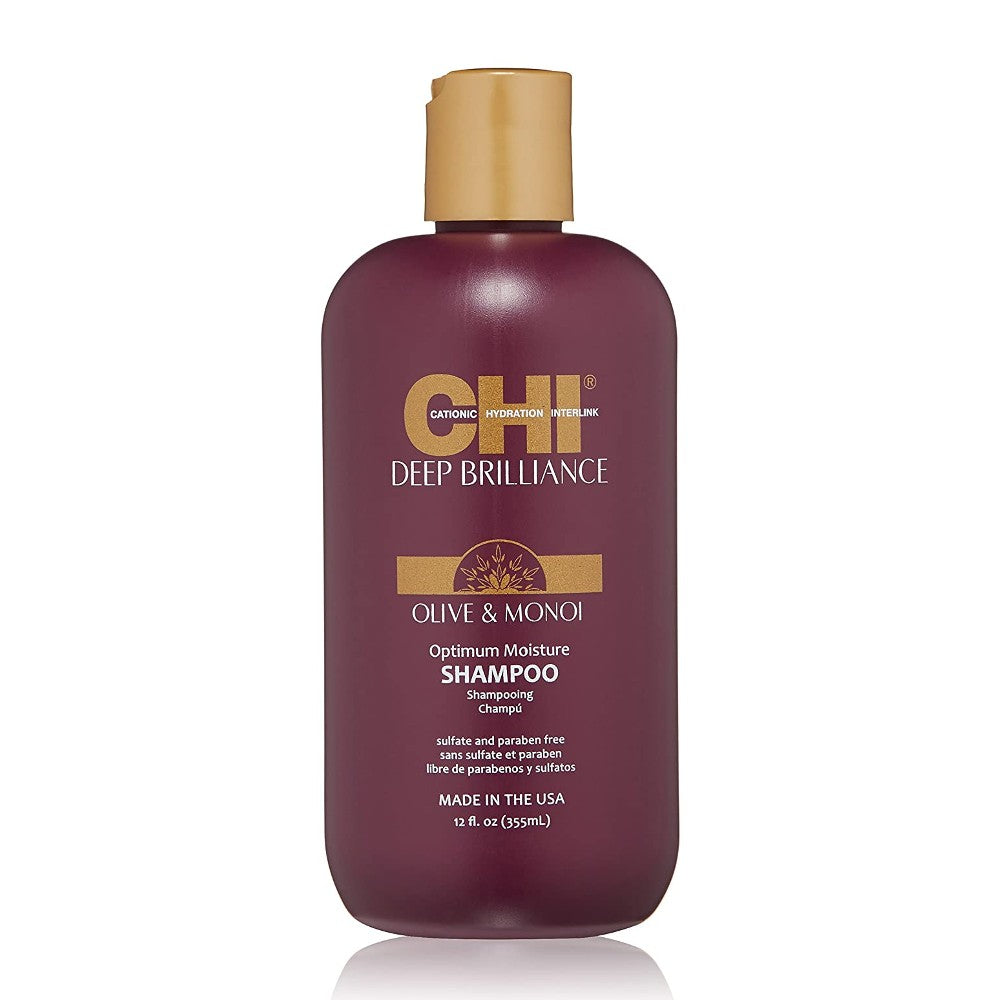 CHI Deep Brilliance Olive & Monoi Optimum Moisture Shampoo 