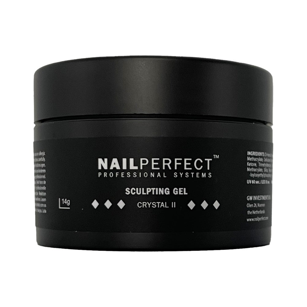 Nail Perfect LED/UV Sculpting Gel Crystal II