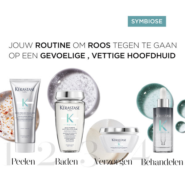 Kerastase Symbiose Zuiverende Anti-Roos Shampoo routine
