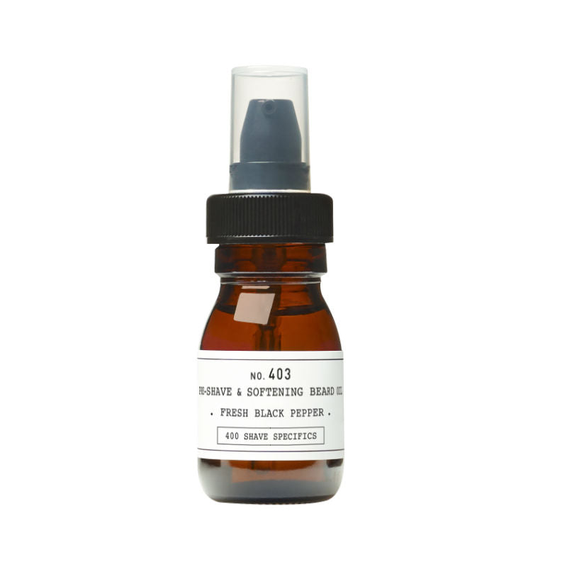 Depot 403 pre-shave&softening beard oil black pepper 30ml