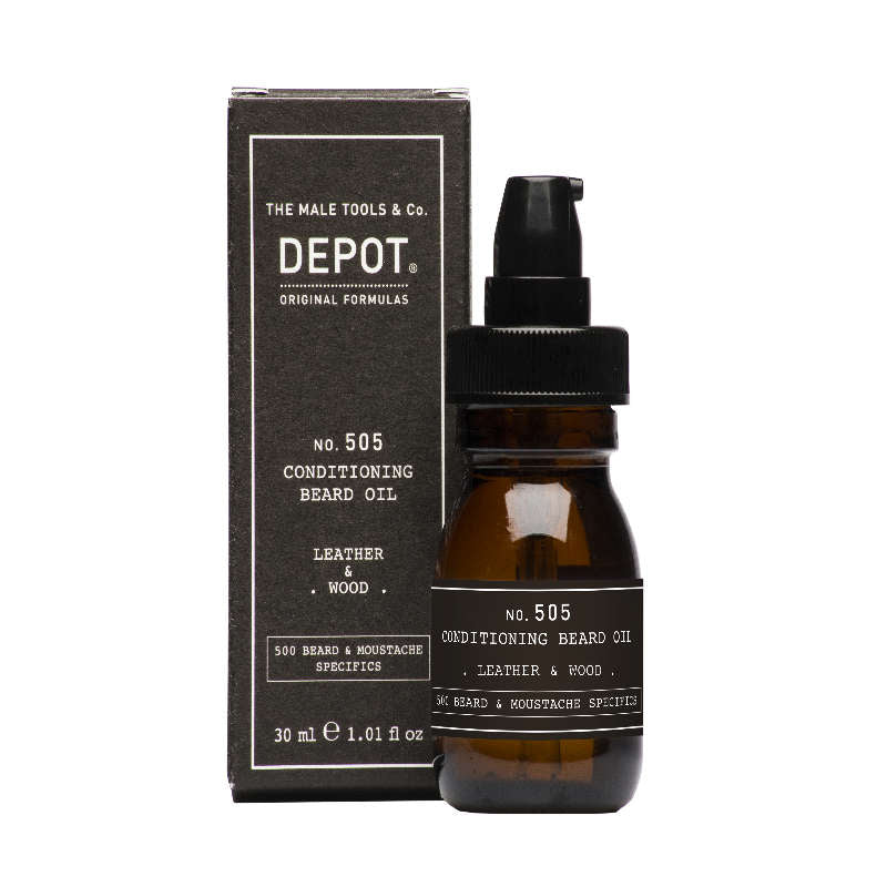 Depot 505 conditioning beard oil leather & wood 30ml