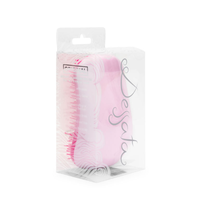 Dessata Pink-Fuchsia Detangling Hairbrush - Original Size verpakking