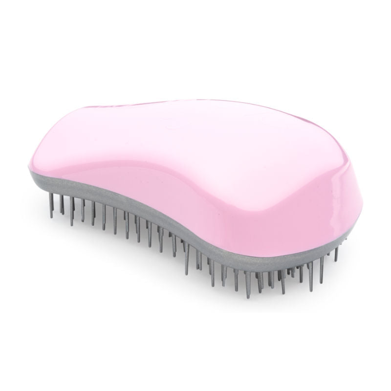 Dessata Pink-Silver Detangling Hairbrush - Original Size