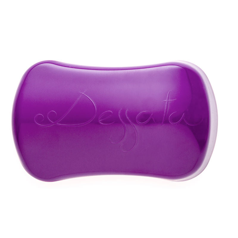 Dessata Purple-Fuchsia Detangling Hairbrush - Original Size