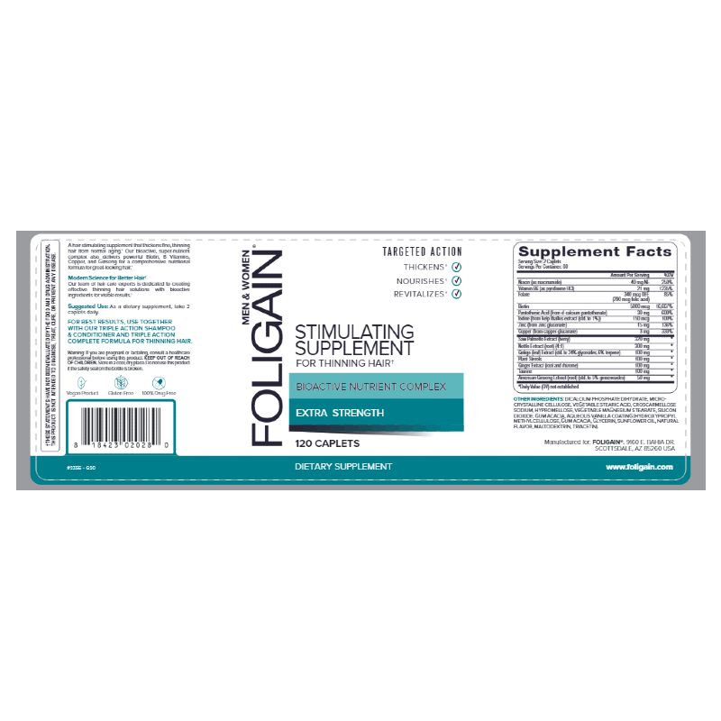 Foligain Hair Stimulating Supplement 120 stuks