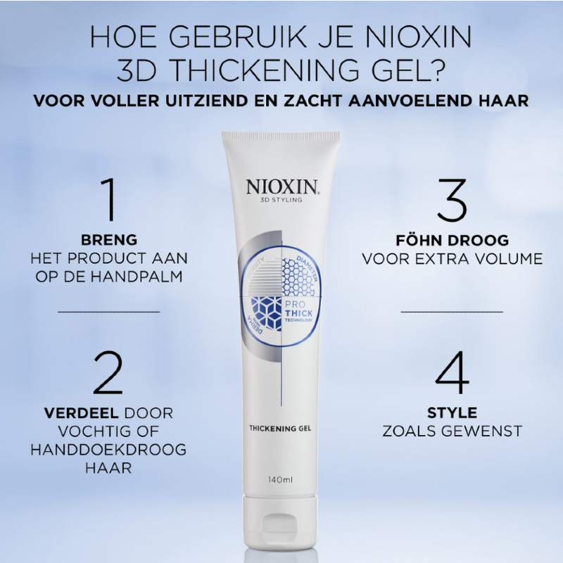 Nioxin Thickening Gel 140ml omschrijving