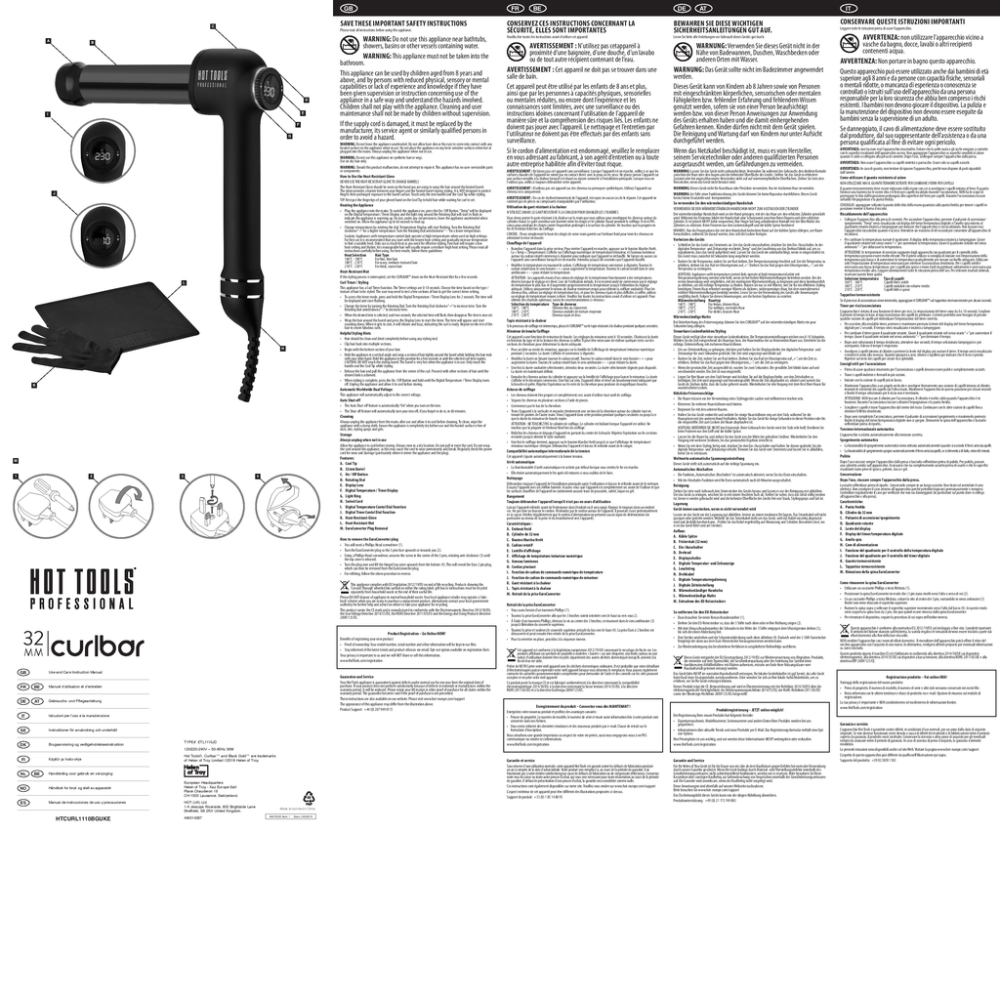 Hot Tools CurlBar 32mm  6 